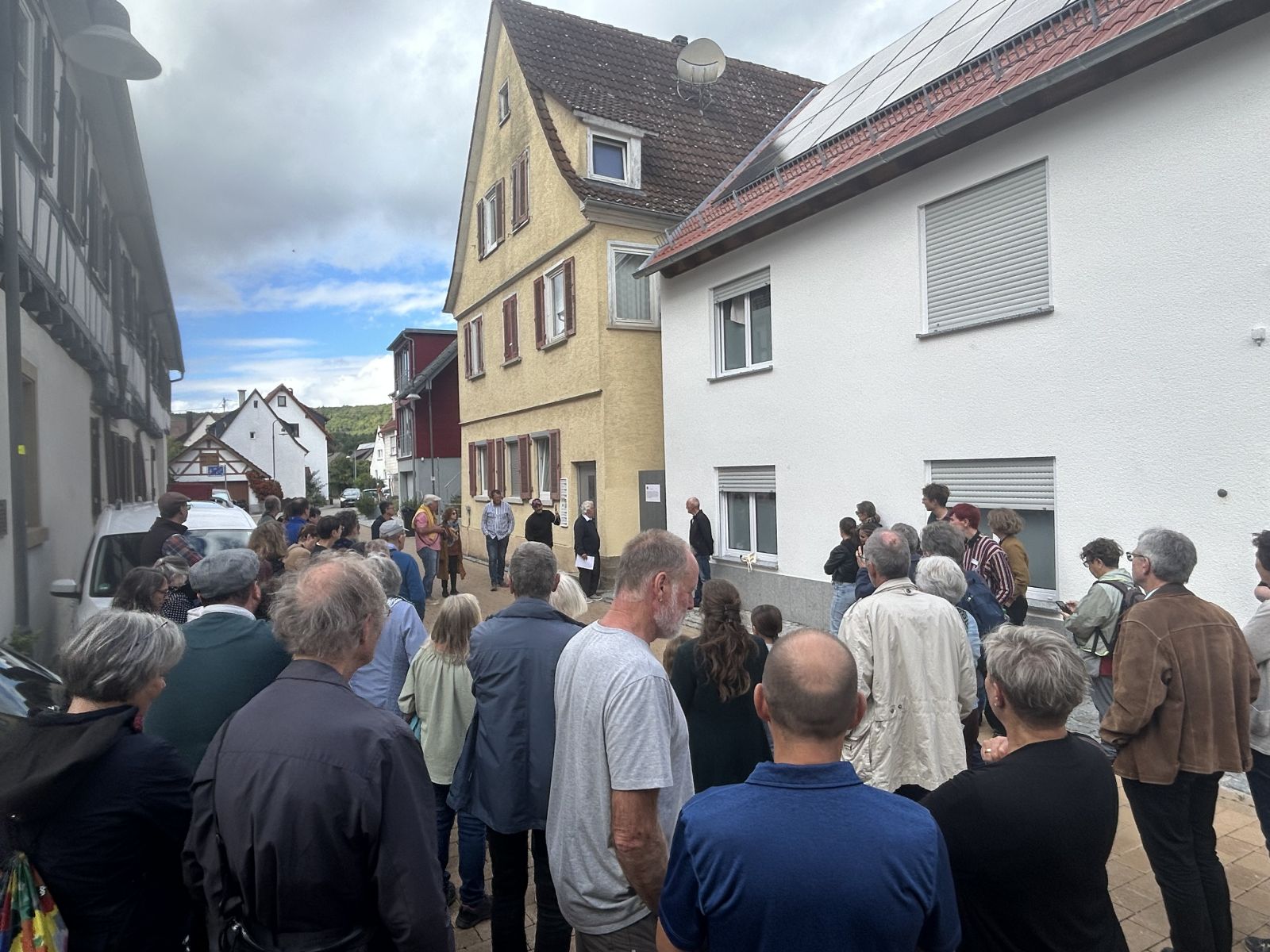 Nachfahrentreffen Gedenktafel