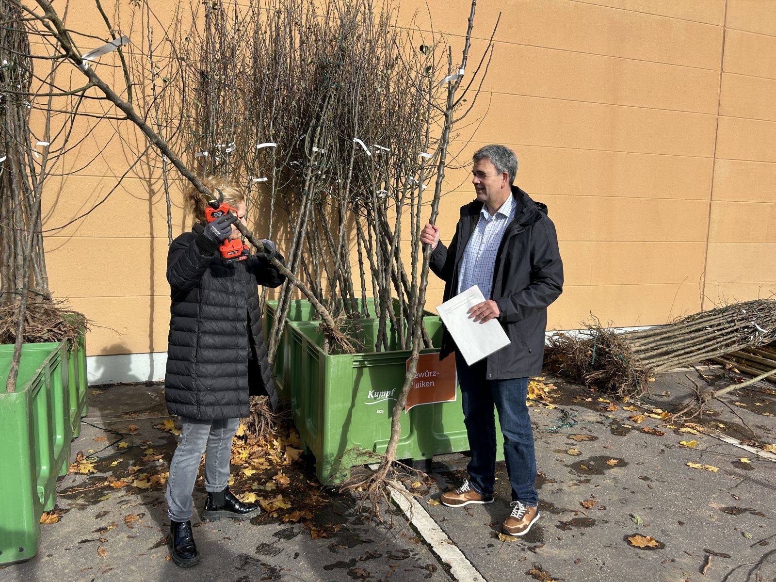 Pflegeschnitt durch Frau Kumpf