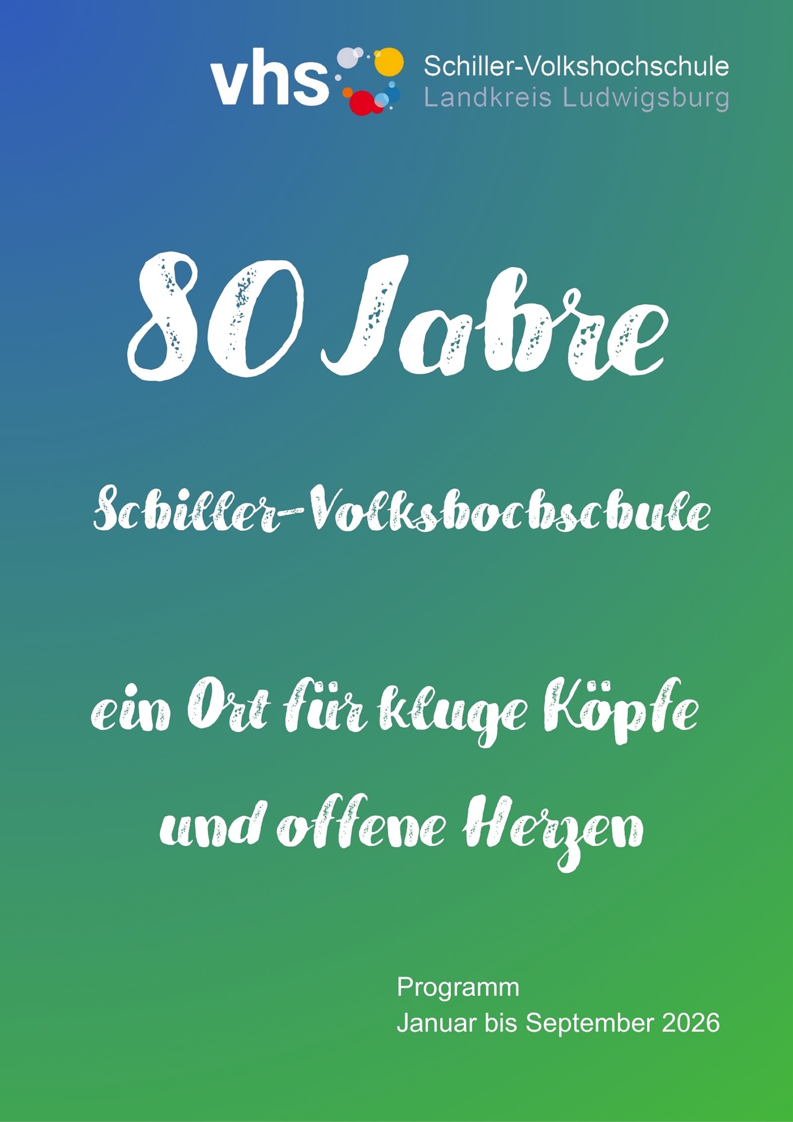 Titelseite VHS-Programm