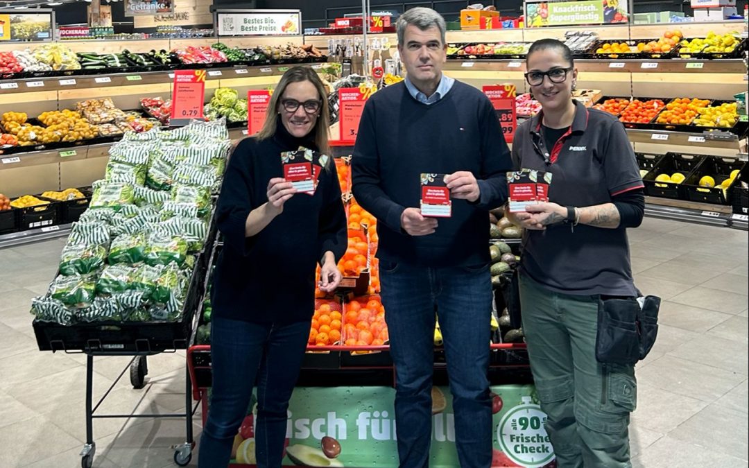 Übergabe Gutscheine