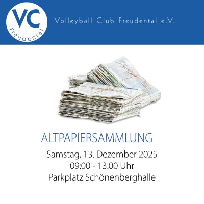 Altpapiersammlung