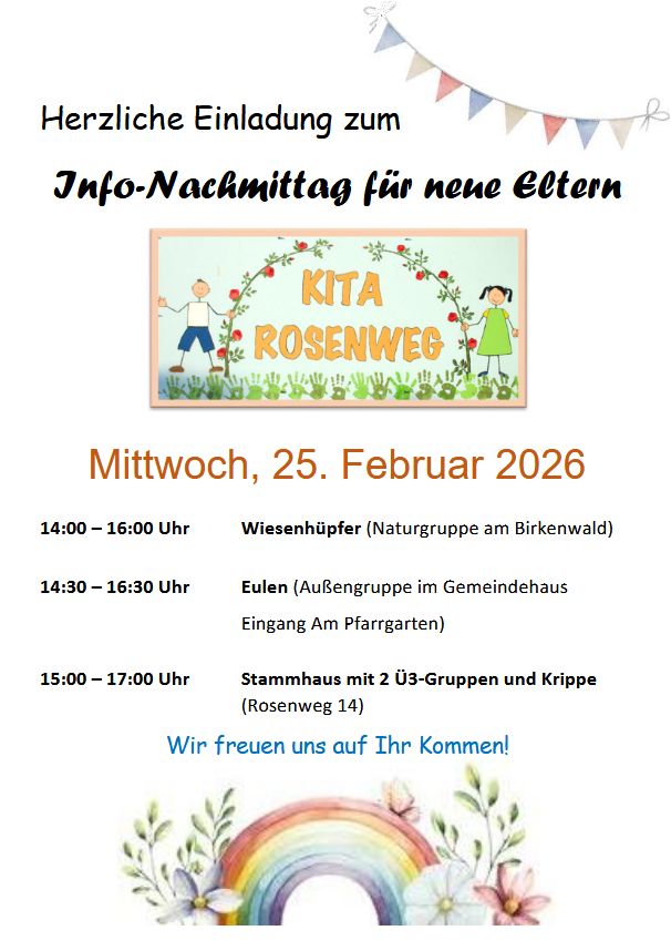 Kita Rosenweg Einladung