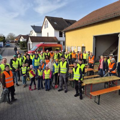 Frühjahrsputzaktion in Freudental erfolgreich durchgeführt 