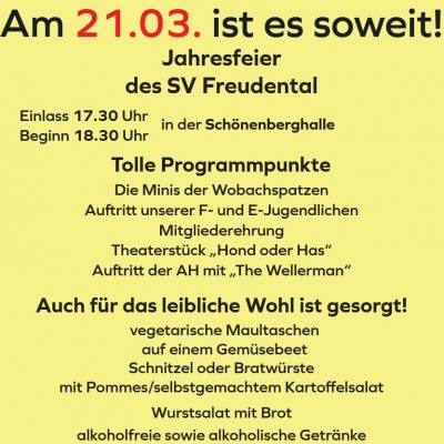 Jahresfeier des SV Freudental