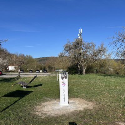 Neue Rad-Service-Station am Parkplatz „Birkenwald“