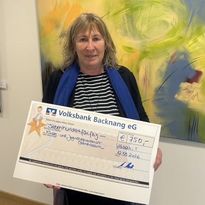 Spende aus Vernissage für den guten Zweck