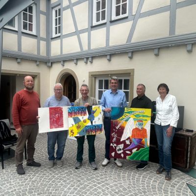 Besuch von David Rubin aus den USA 
