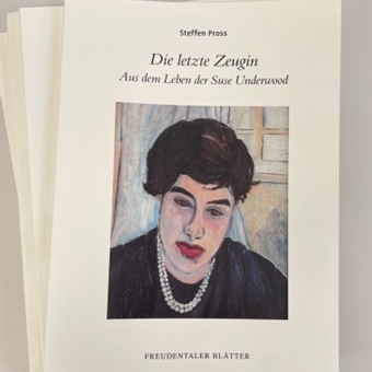 Buch „Die letzte Zeitzeugin“ von Steffen Pross im Rathaus erhältlich 
