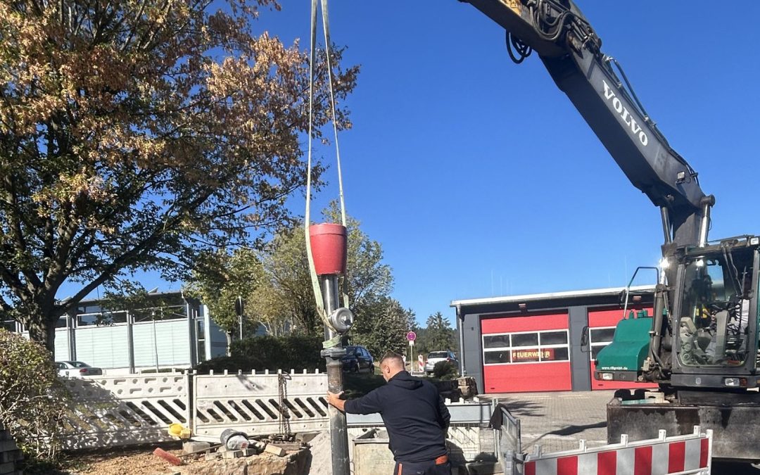 Baubeginn FFW-Erweiterung