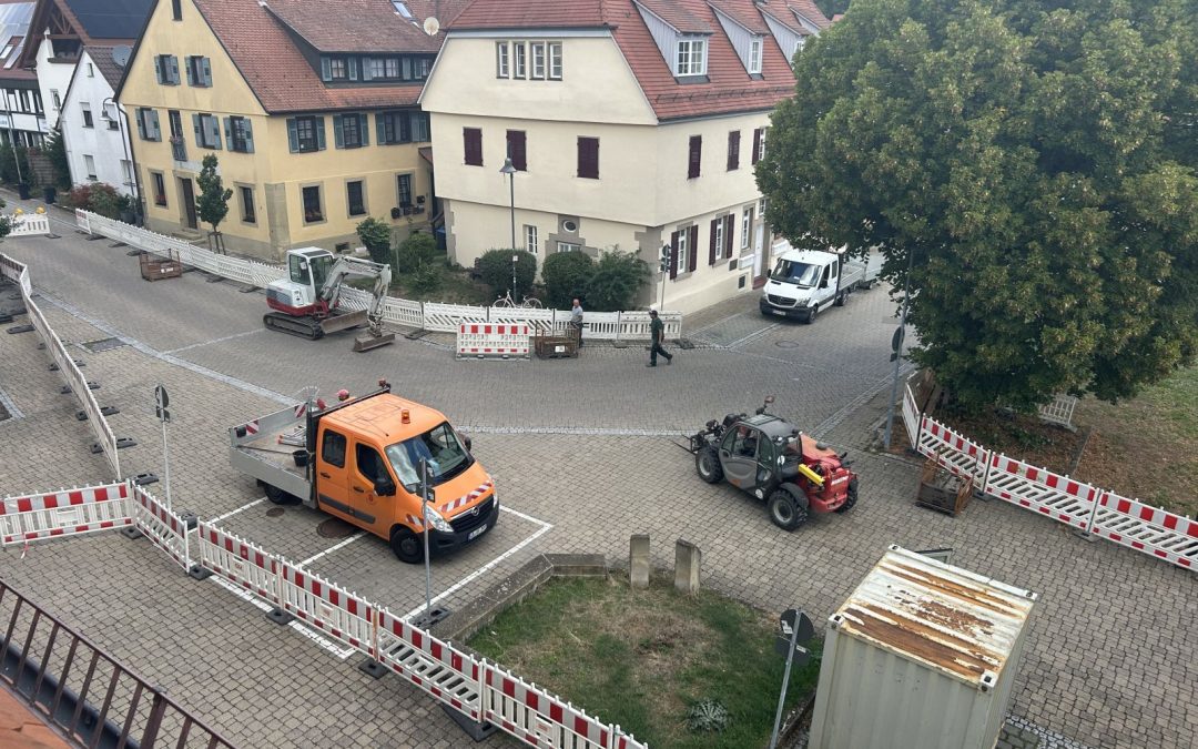 Baubeginn Ortsmitte