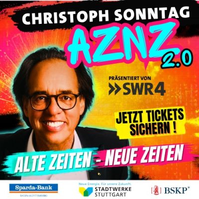 Christoph Sonntag gastiert mit seinem „Neuen Programm“ in Freudental! 