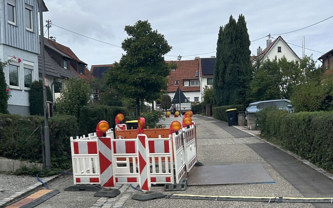 Bühlstr. Wasserrohrbruch