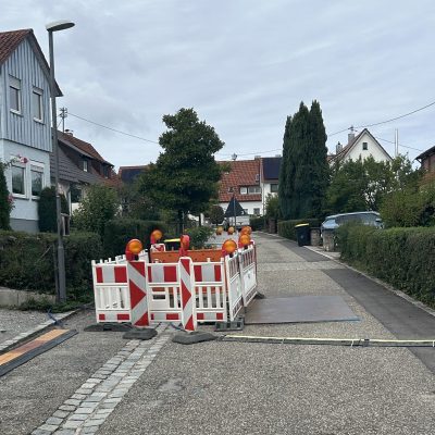 Wasserrohrbrüche in der Bühlstraße