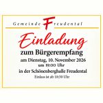Einladung zum Bürgerempfang