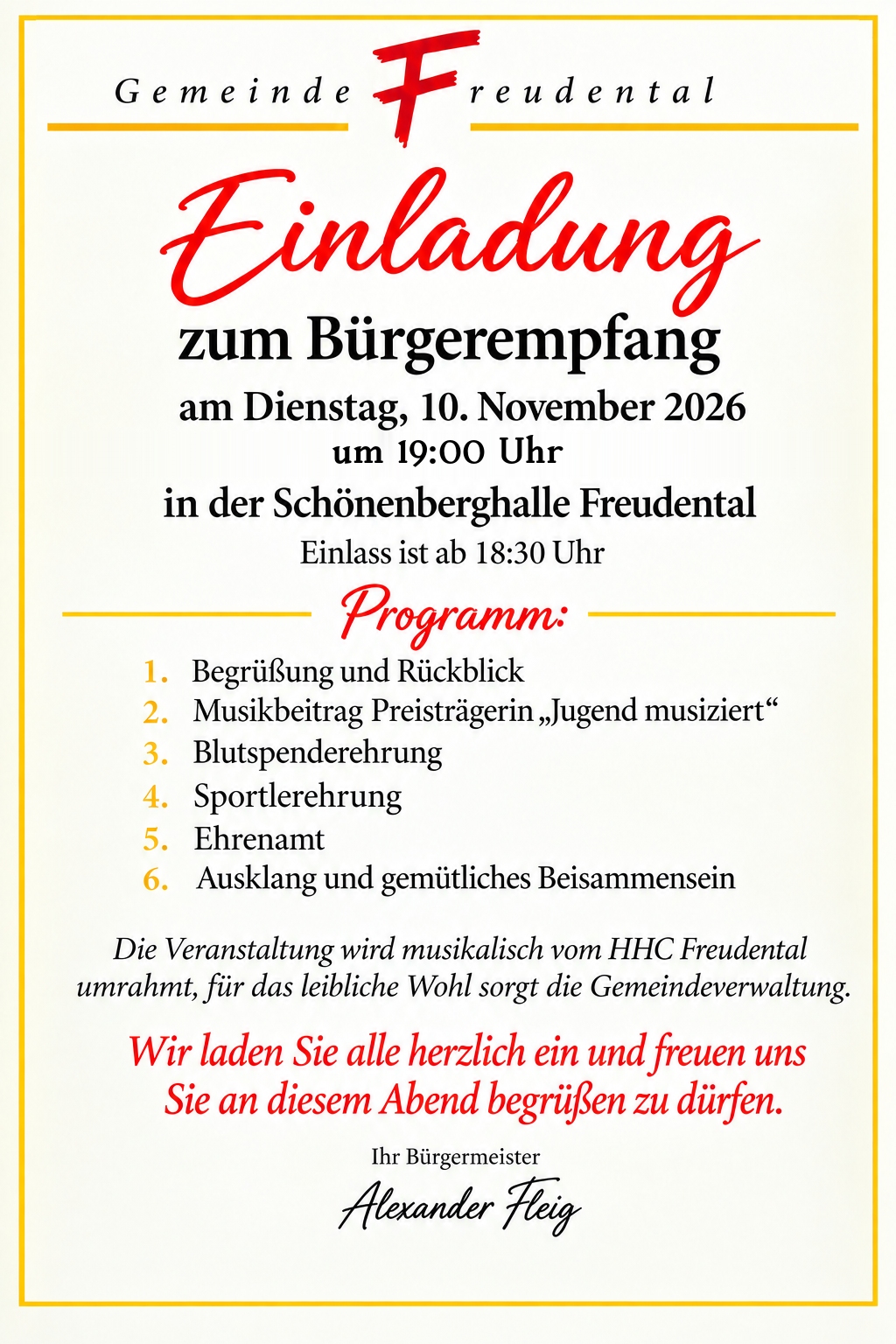 Buergerempfang 2026